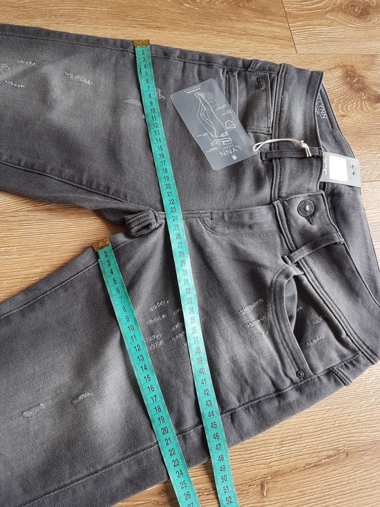 W29 L34 M G-Star RAW Lynn Skinny damskie spodnie jeansy dżinsy szare