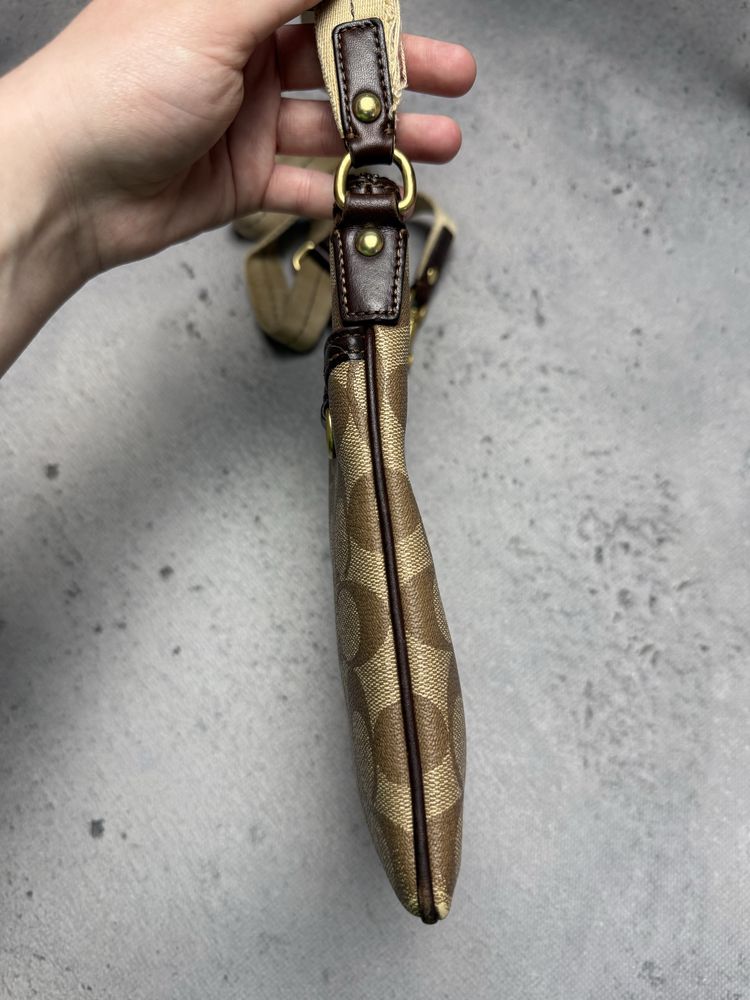 Torebka Coach Monogram Stripe Detail Small Crossbody Shoulder Bag
