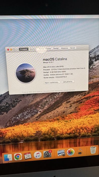 Apple iMac 21,5 Intel Core i5 2,9GHz 1TB 8GB DDR3 A1418 ME087PL/A