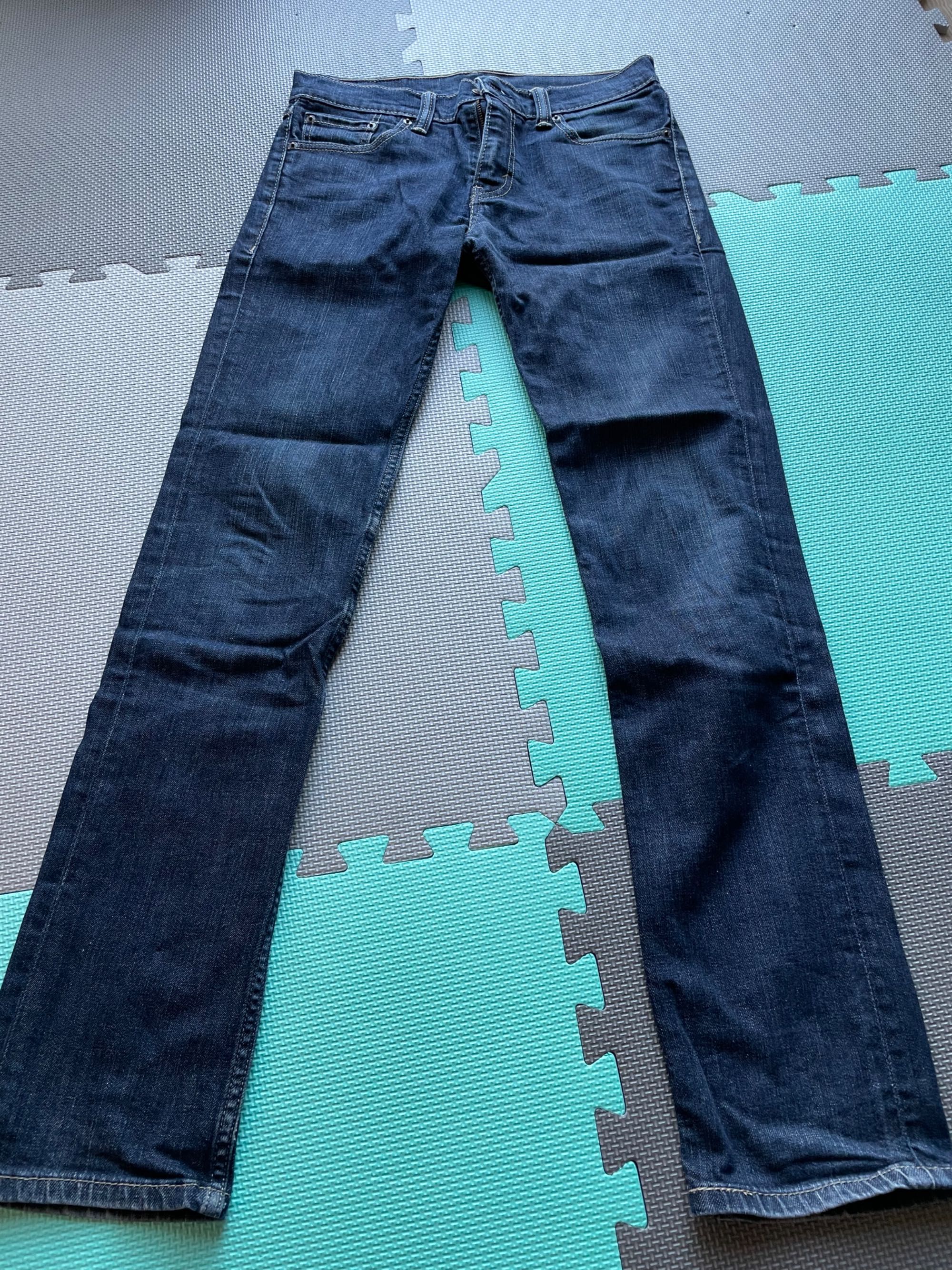 Jeansy LEVIS męskie granat slim fit rozm. 30/34 W30 L34