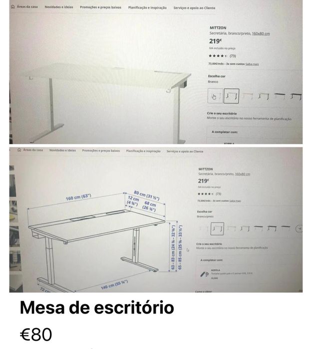 Vendo 8 secretarias
