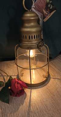 Nowa śliczna lampa latarenka romantyczna klimat 31 cm