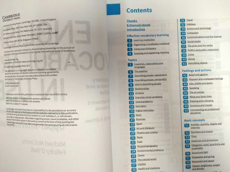 English vocabulary in use