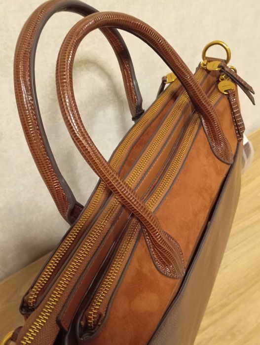 Стильная новая сумка замша