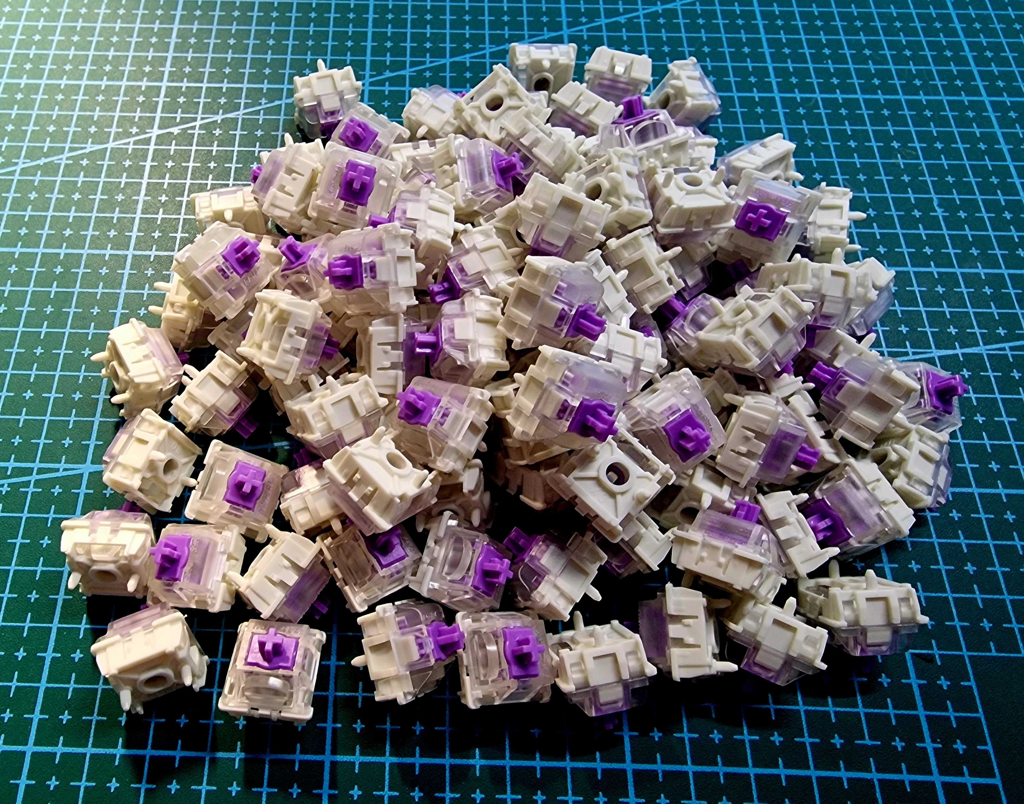 Gateron Double-Rail Magnetic Switch - Nebula - 108szt