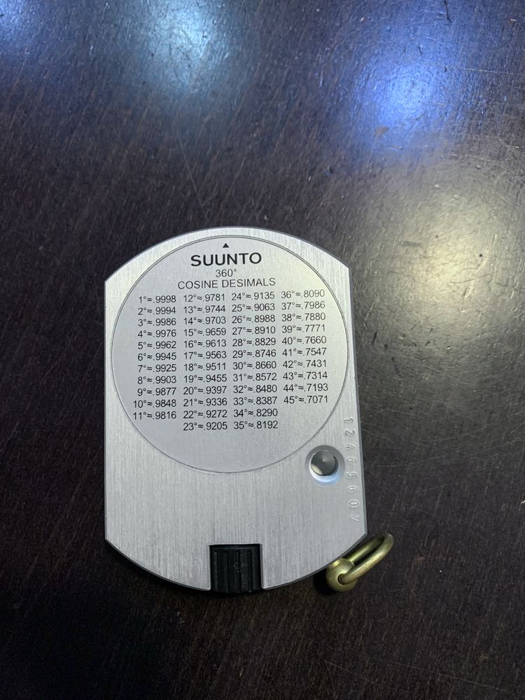 Klinometr kompas suunto PM-5/360PC do pomiaru wysokości drzew