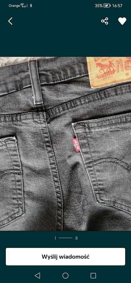 Spodnie Levis skinny
