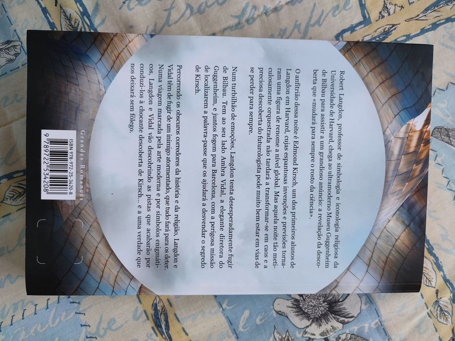 Livro "Origem, de Dan Brow