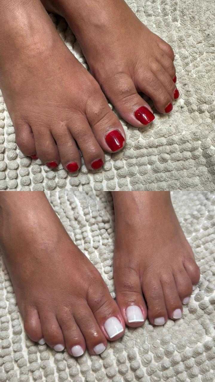 Extensão em gel e nail arts