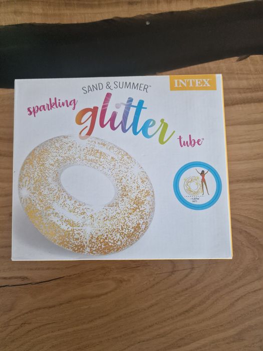 Koło do pływania brokatowe INTEX