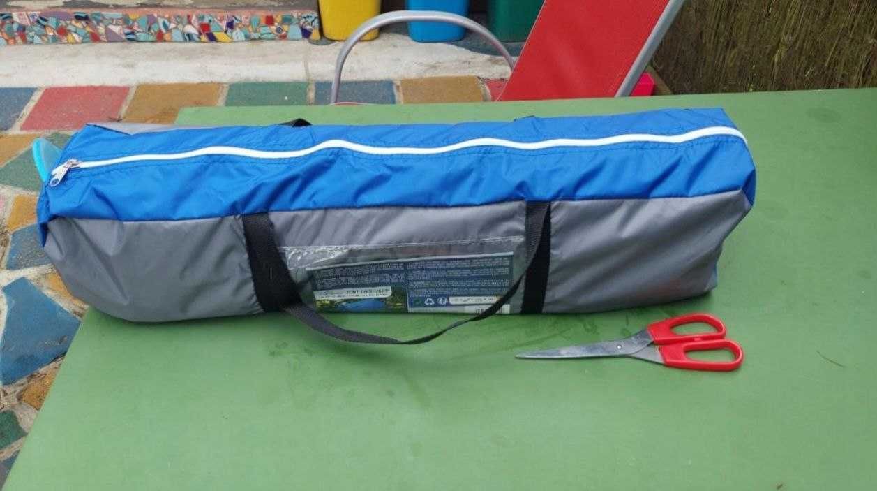 Nowy Mocny XXL Wytrzymały Namiot Turystyczny Kempingowy 3 osobowy Duży