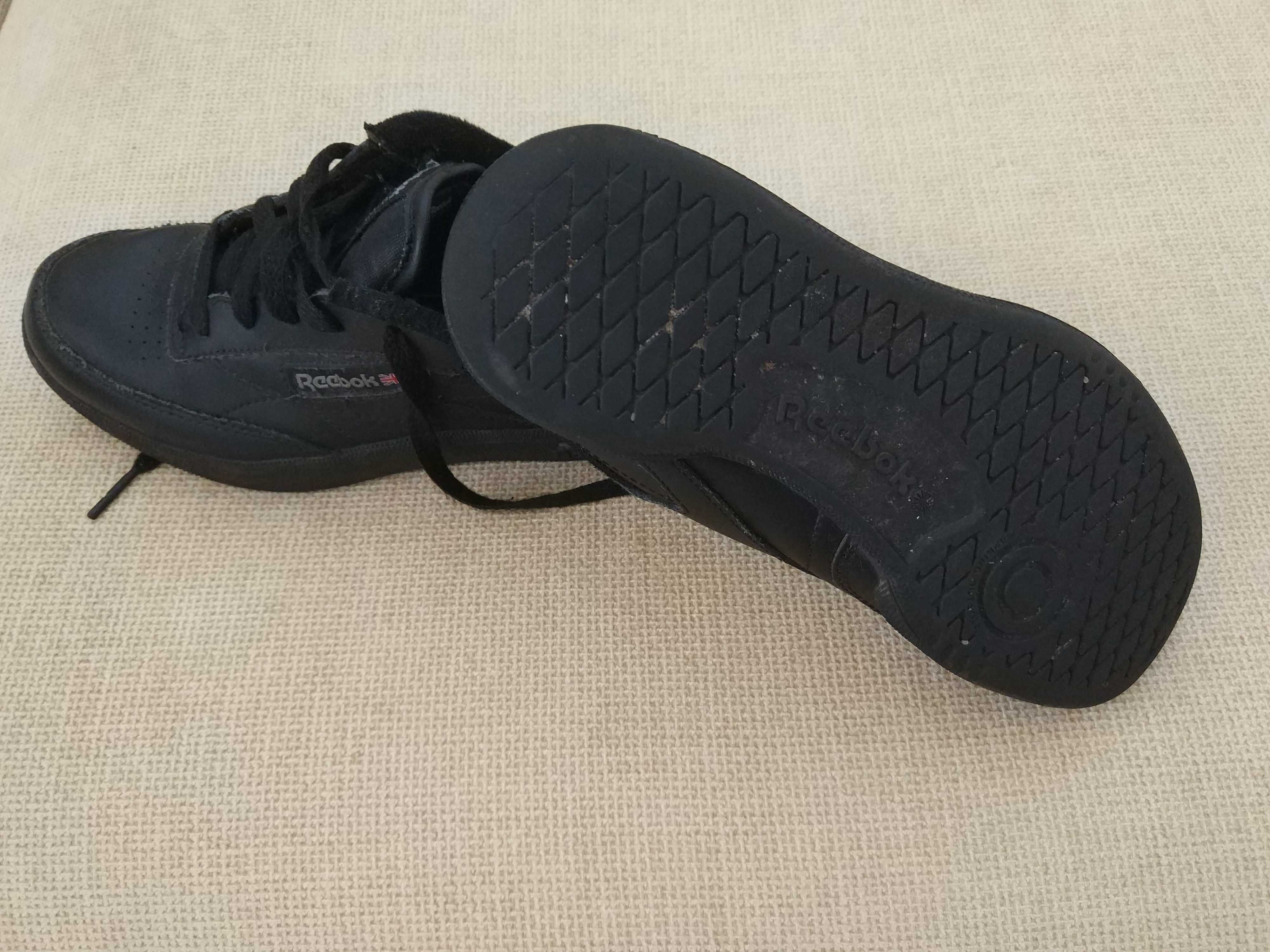 buty czarne r.32 (20,5 cm) półbuty Reebok