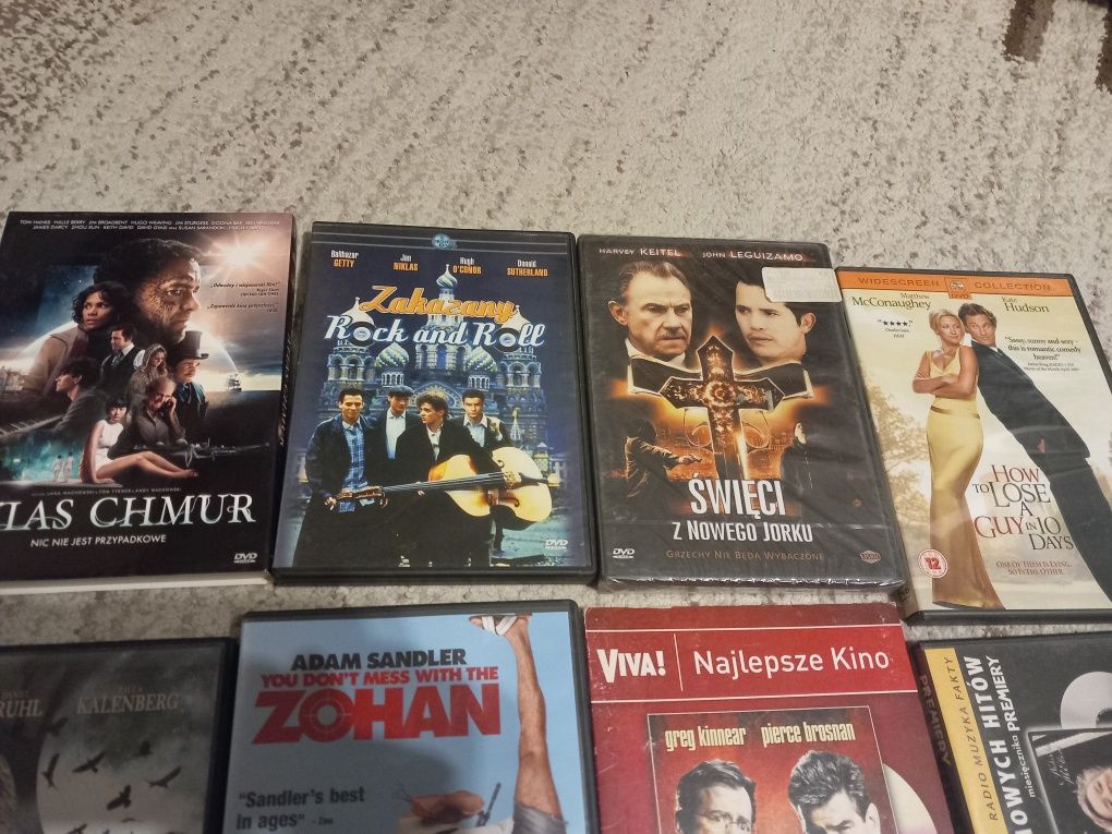Filmy DVD , 10 sztuk
