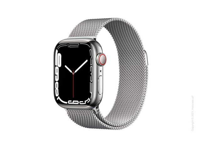 Apple Watch Series 7 45 mm Silver Stainless Steel ГАРАНТИЯ! МАГАЗИН!