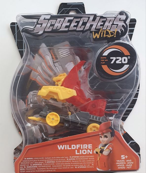 Screechers дикий скричер Эрсквейк Мемс мамонт, Wildfire Lion Дикий Лев