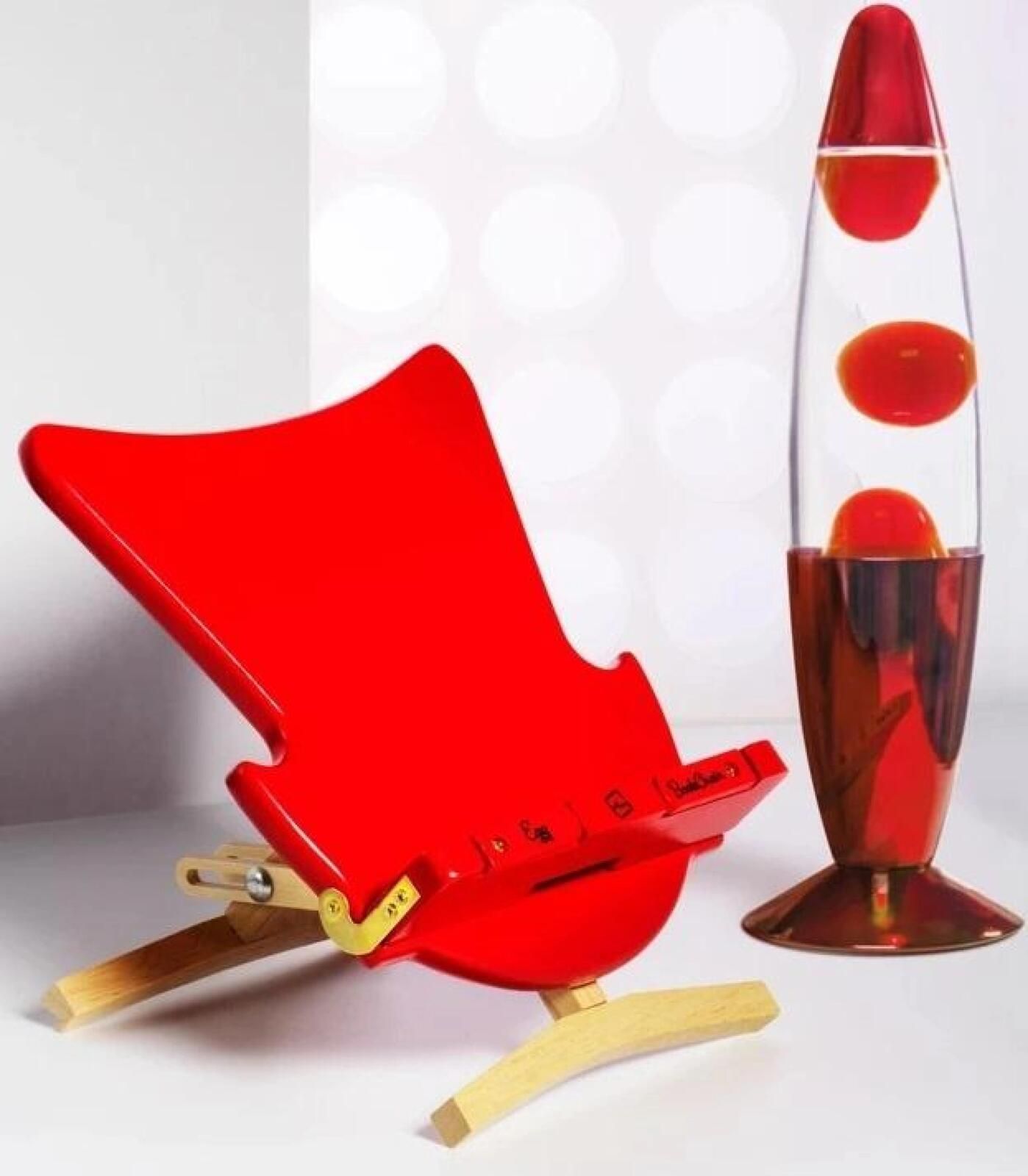 Egg Book Chair podstawka pod książkę/tablet czer. oprawa: folia