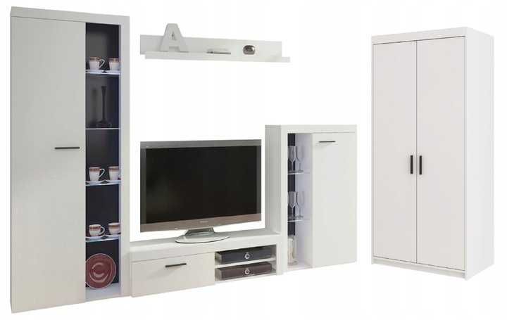 Zestaw mebli do salonu, pokoju meblościanka + szafa RICO