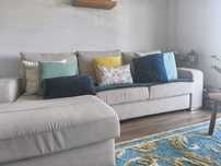Sofá com chaise longue