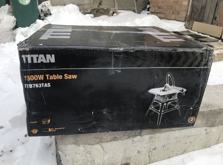 Пила настільна TITAN TTB763TAS 1500W. Dewalt. Циркулярка