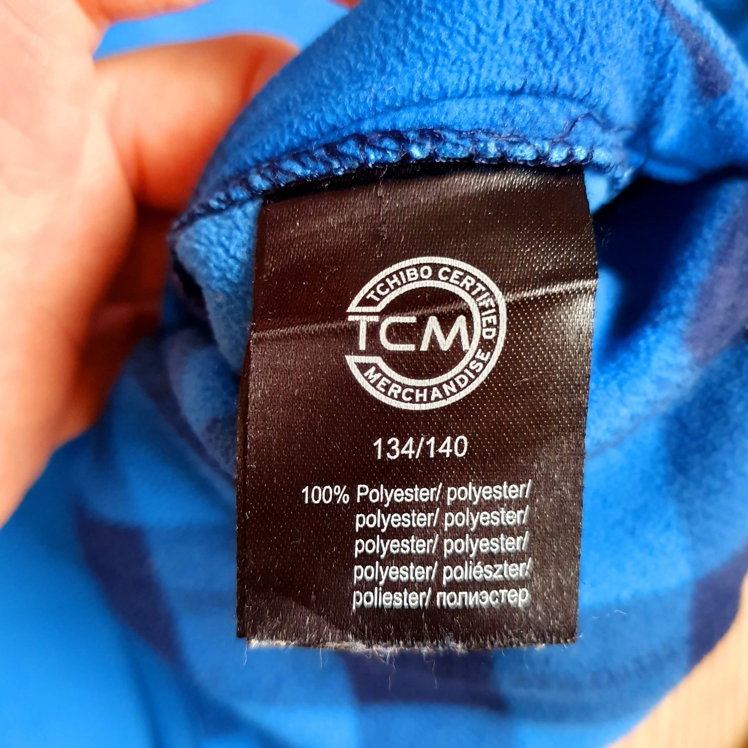 Ciepła bluza rozpinana Tchibo r.134/140