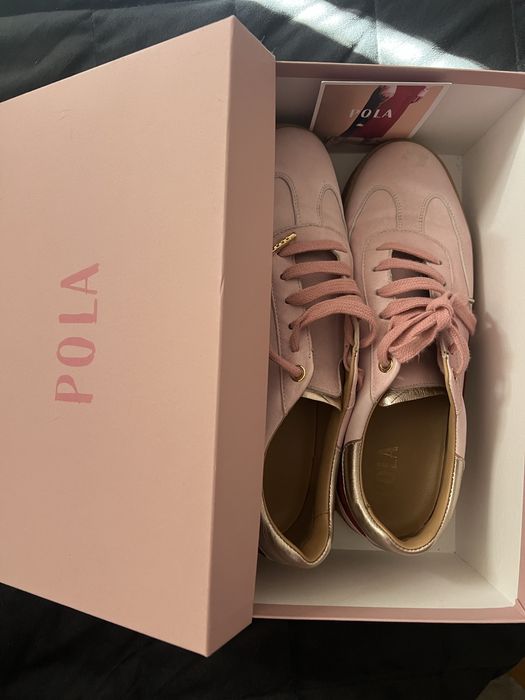 POLA sneakersy skóra naturalna jakość R.41