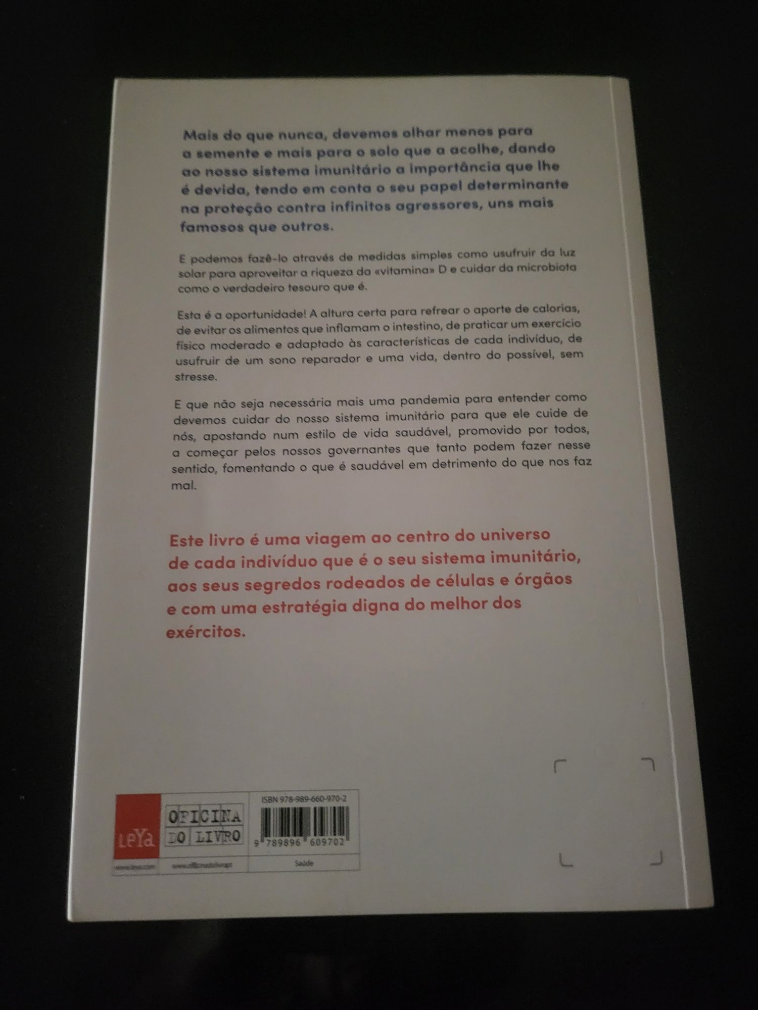 Livro "O segredo do sistema imunitário"