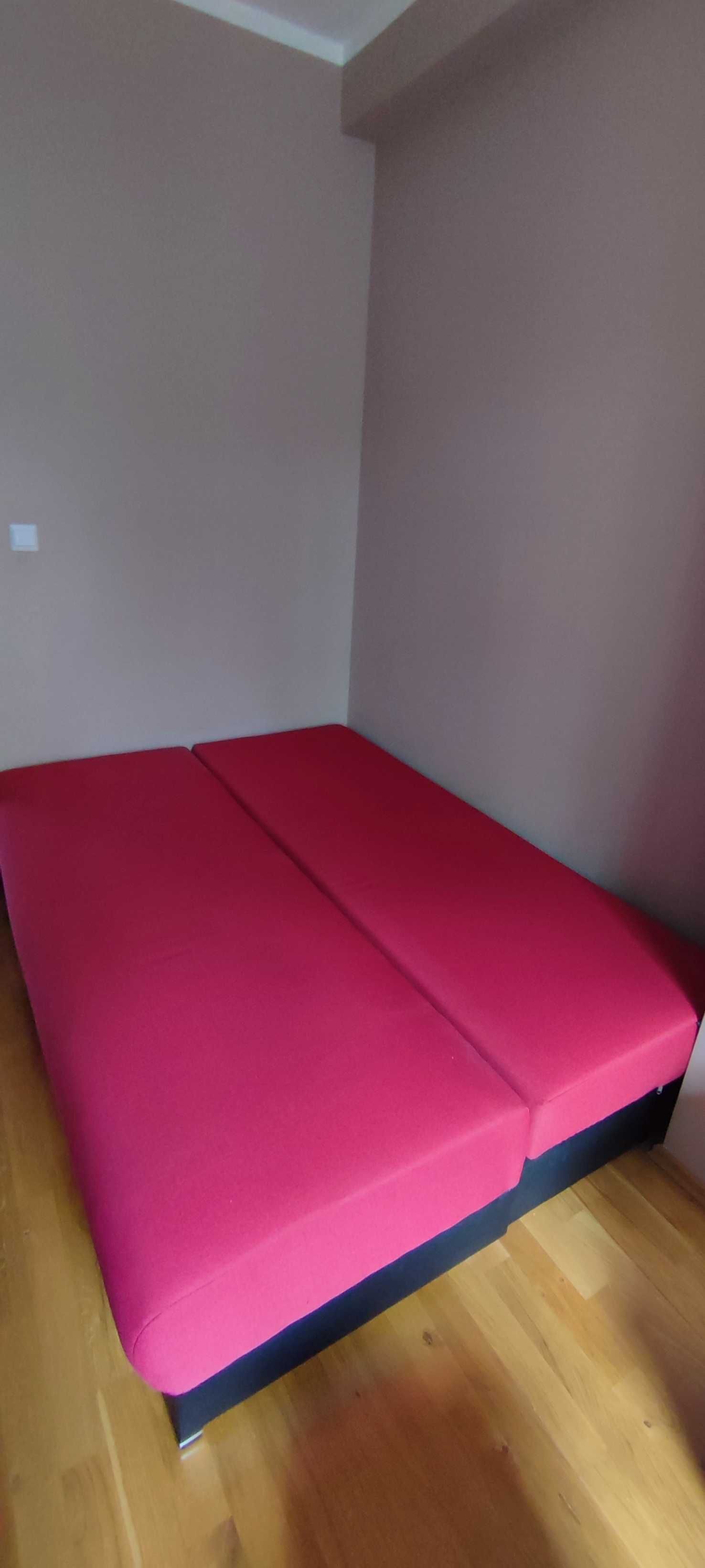 sofa rozkładana z pojemnikiem na pościel