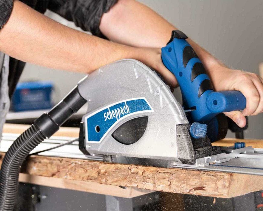 Дискова пила занурювальна 160 мм Scheppach PL55 + рейка