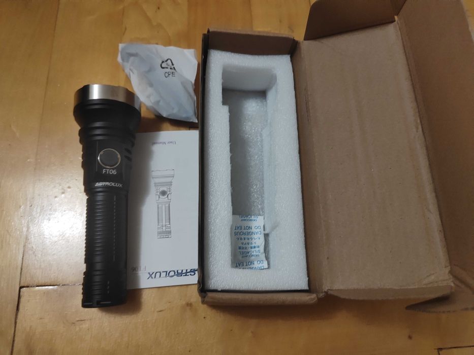 Latarka Astrolux FT06. 2850 lm. 1019m. Nowa