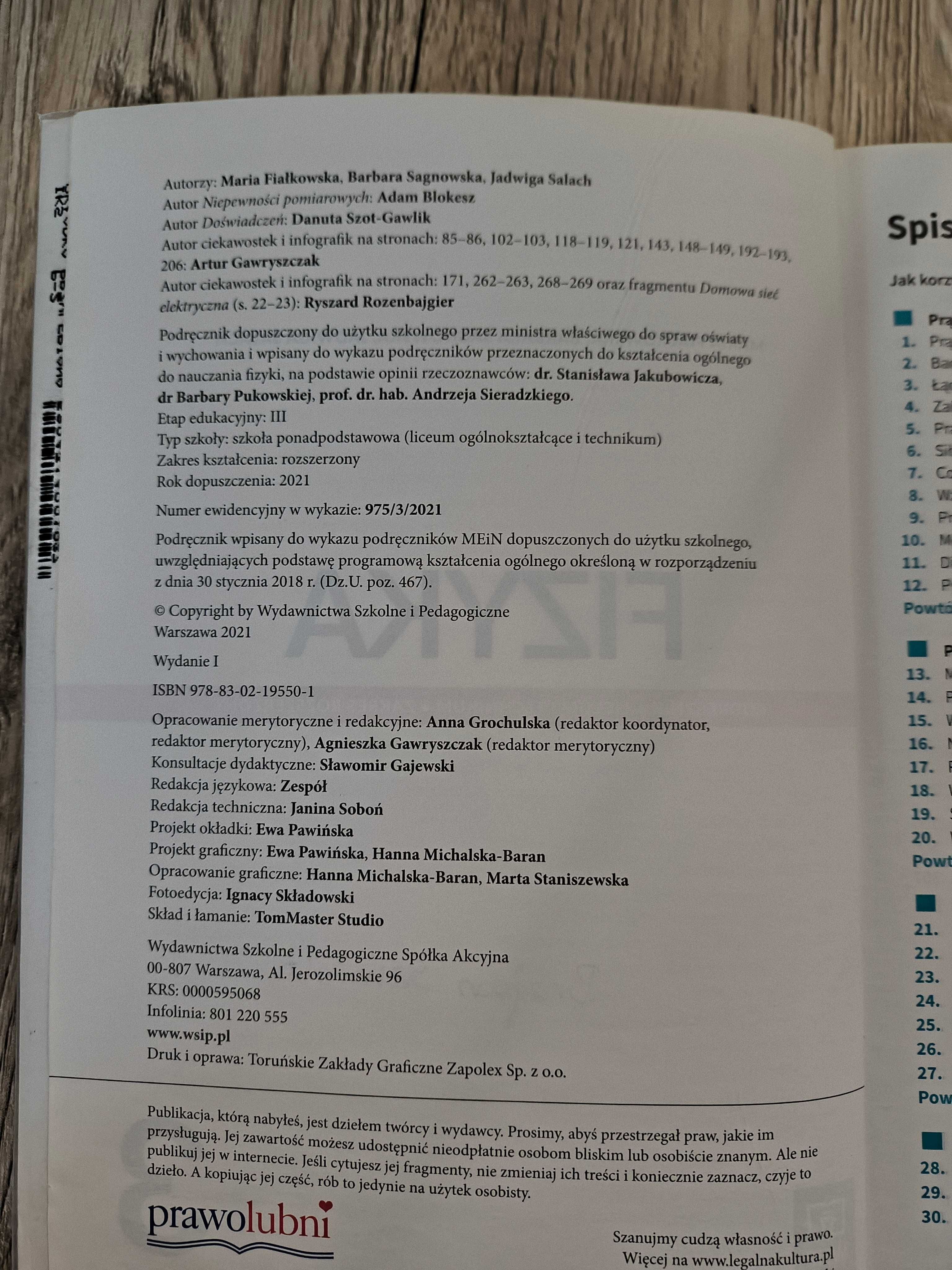 Fizyka 3 podręcznik zakres rozszerzony, WSiP