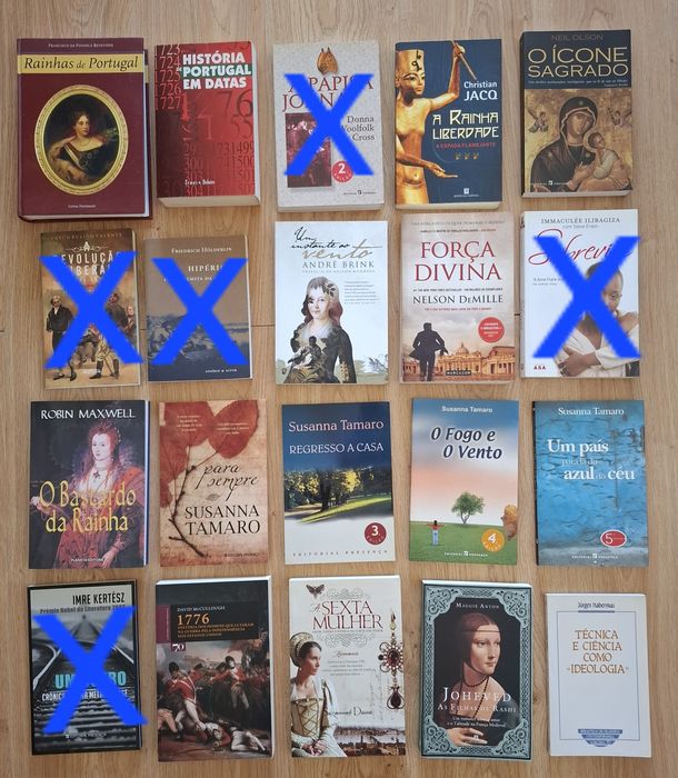 Livros de vários autores em muito bom estado