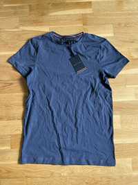Tommy Hilfiger koszulka t-shirt S bawełna męski niebieski