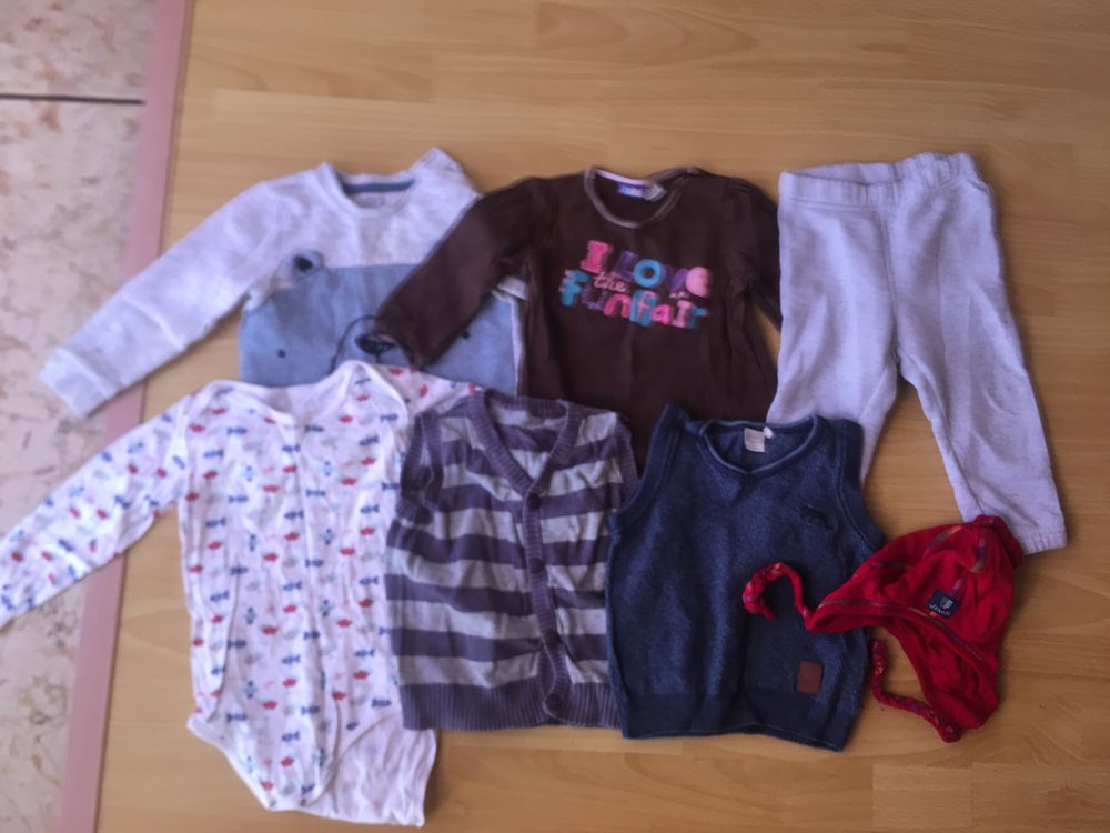 Lote roupas menino 12-18 meses inverno 22 peças