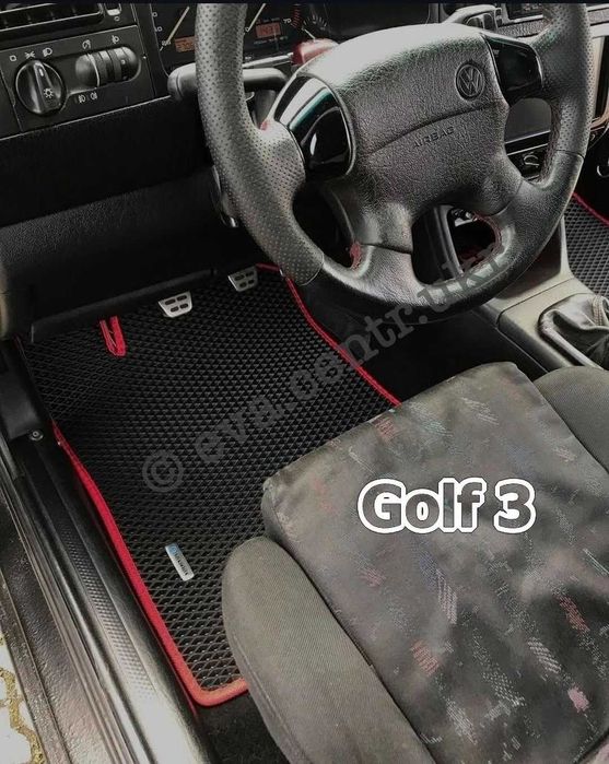ЕВА EVA ЄВА Коврики в авто Volkswagen Golf Passat Tiguan Touran Caddy