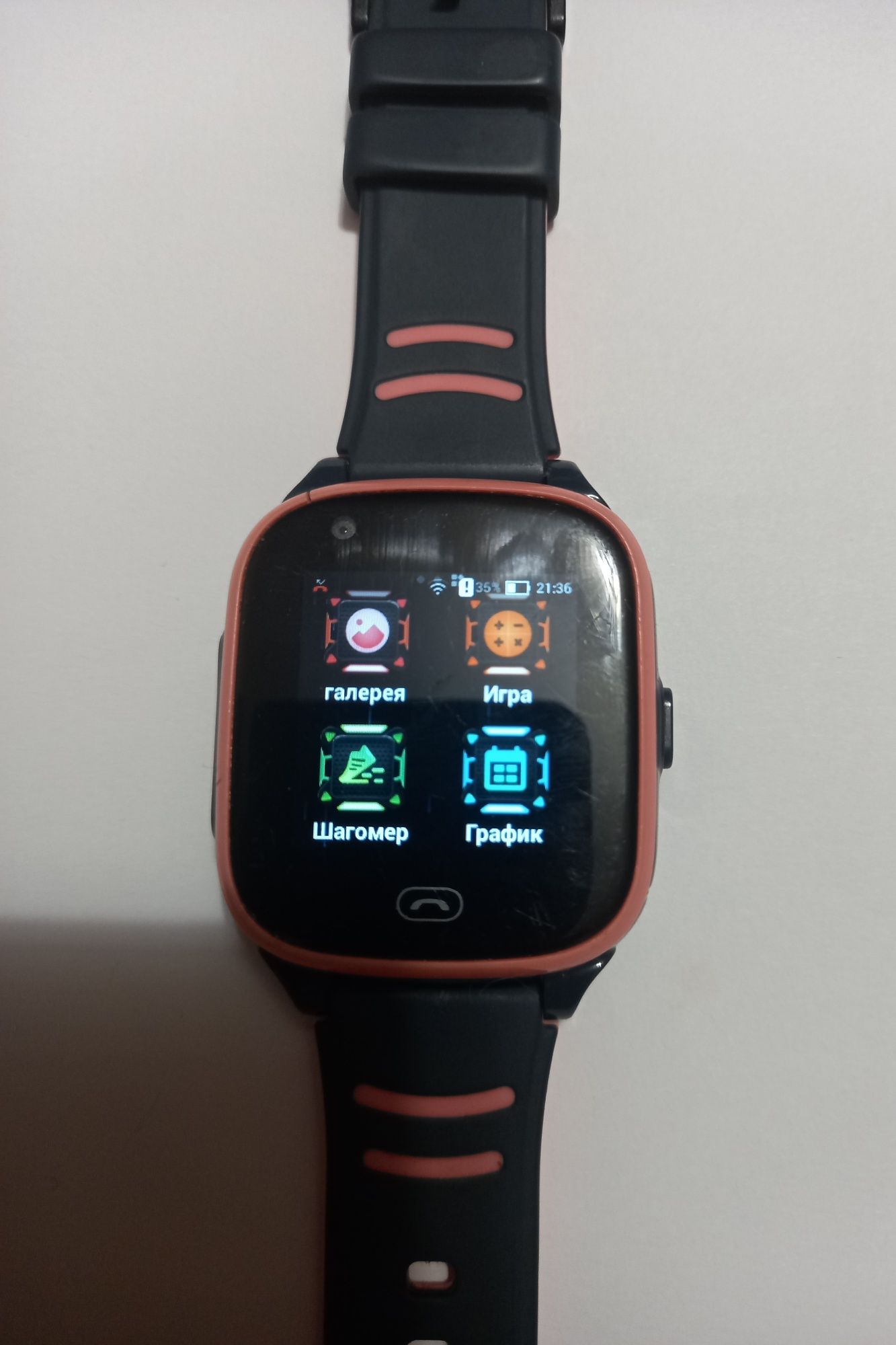 Детские смарт-часы Sunroz A80 1.4"/GPS/SIM