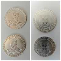 2 moedas coleção Grandes Figuras Portuguesas.