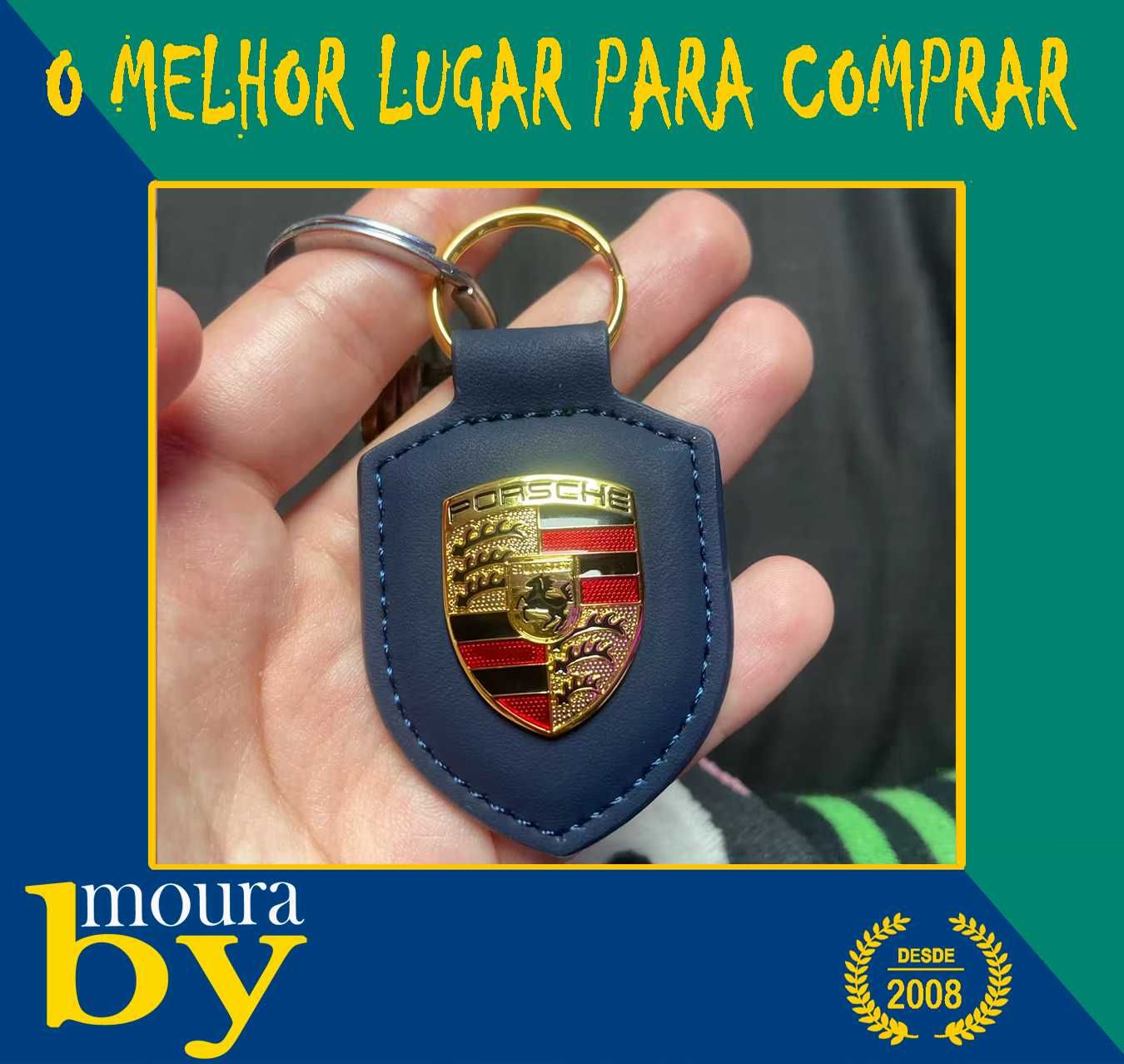 porta-chaves Porsche elegante e jovem
