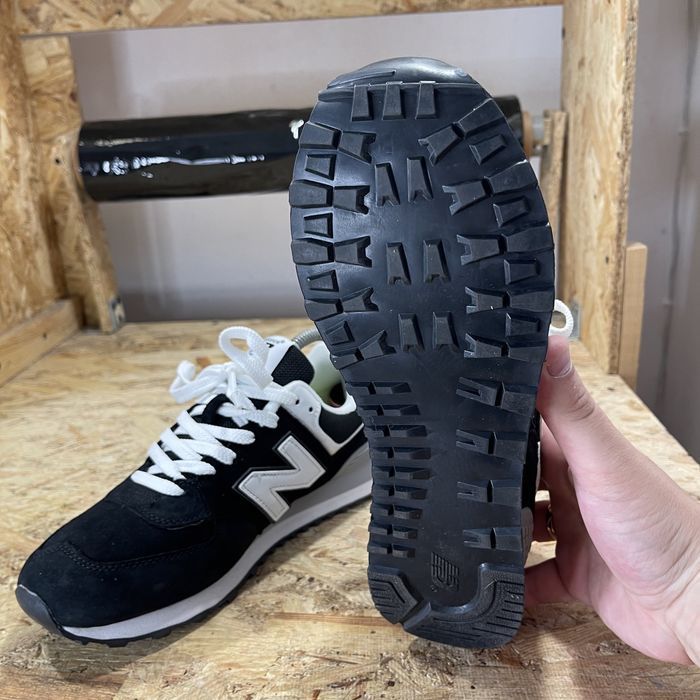 Чоловічі кросівки Нью Беленс 574 Black White