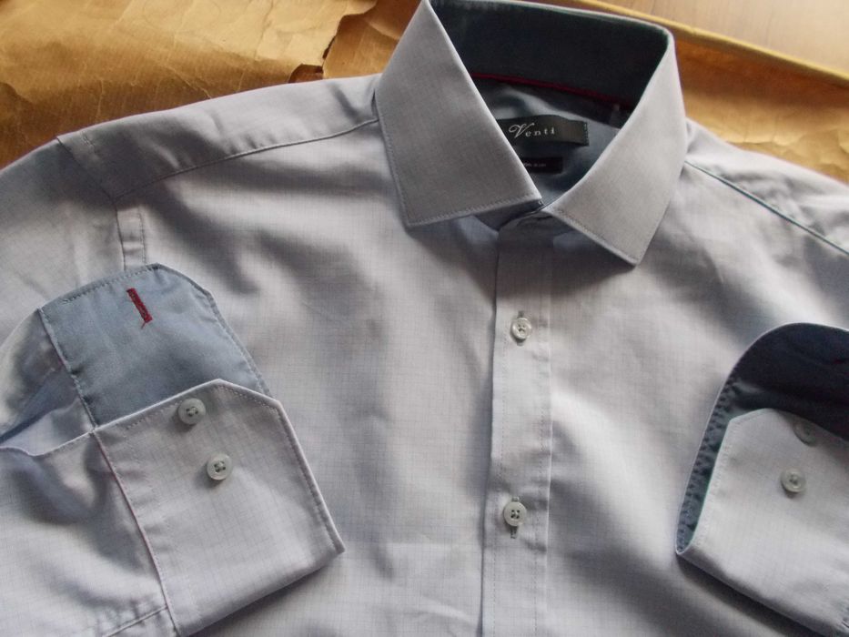 S VENTI City Premium , Nowa Koszula Męska S 38 cm Szwajcaria