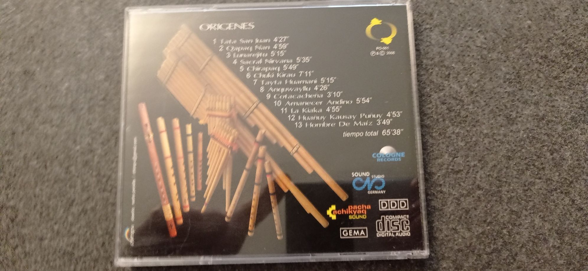 ORIGENES esperitu de los Andes CD