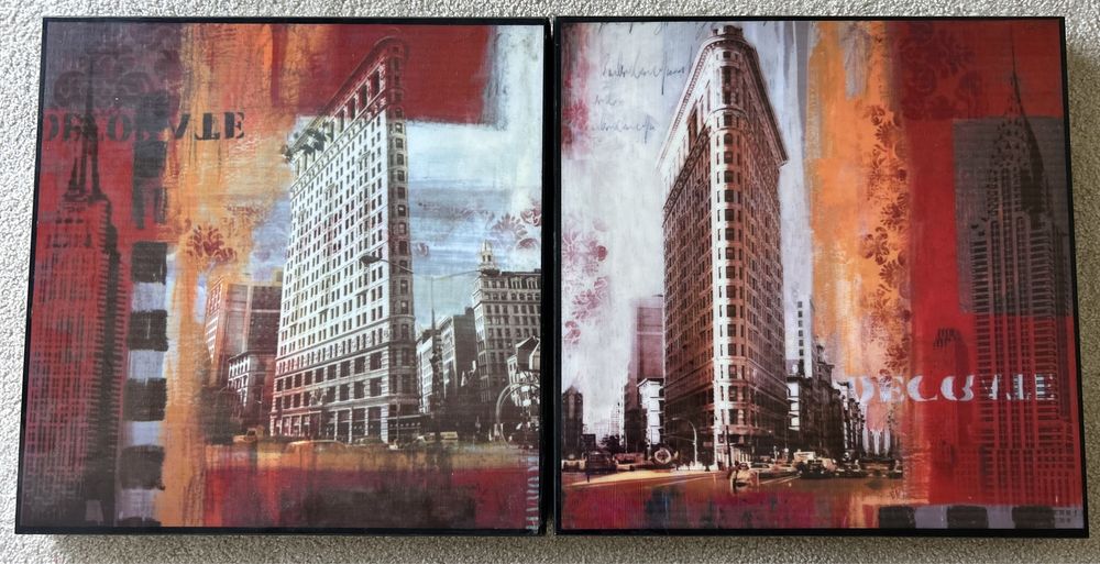 2 Quadros decorativos (cada um 40x40)