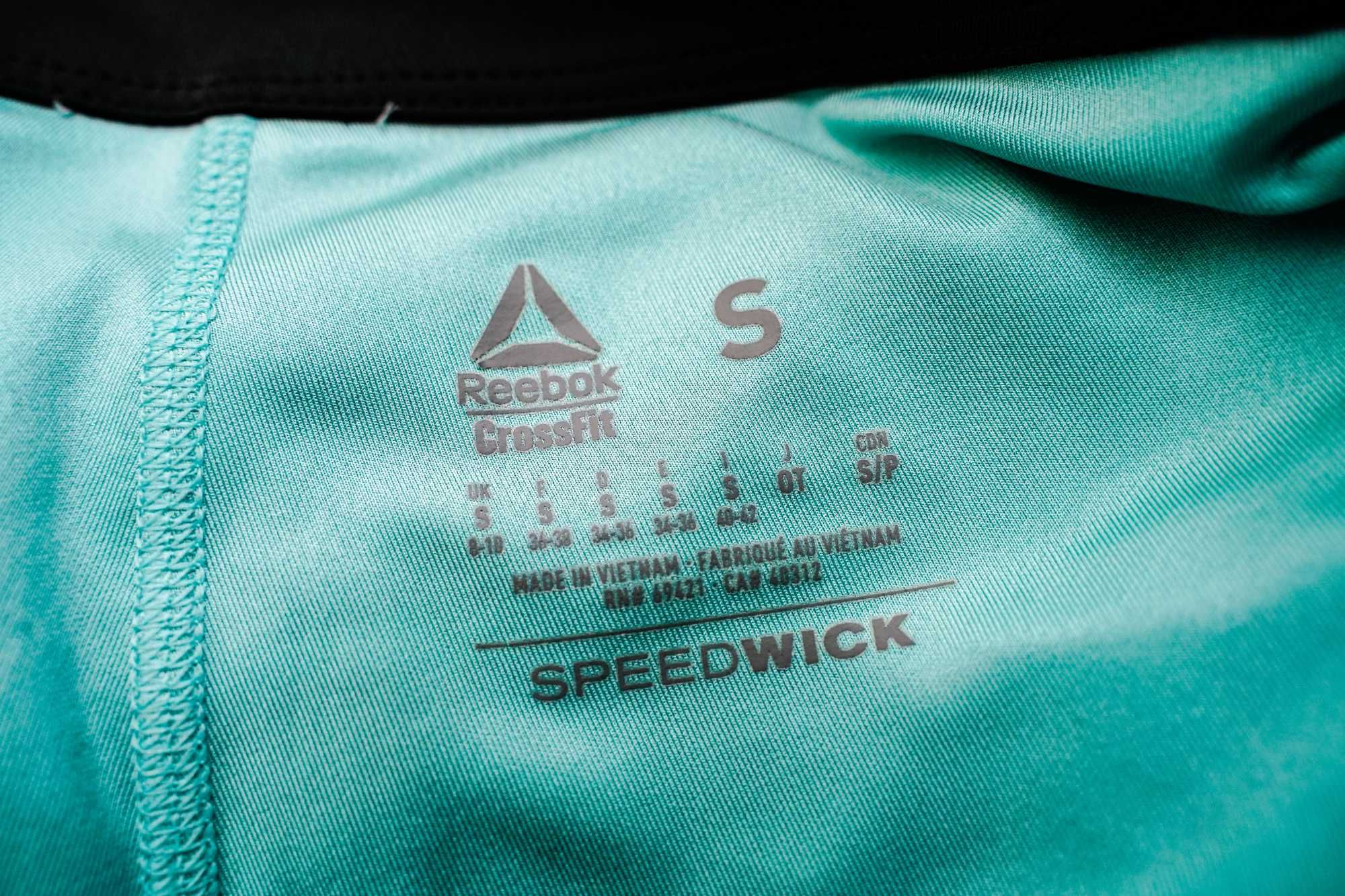 REEBOK | Damskie Legginsy Sportowe | SPEEDWICK CrossFit | ROZ. S