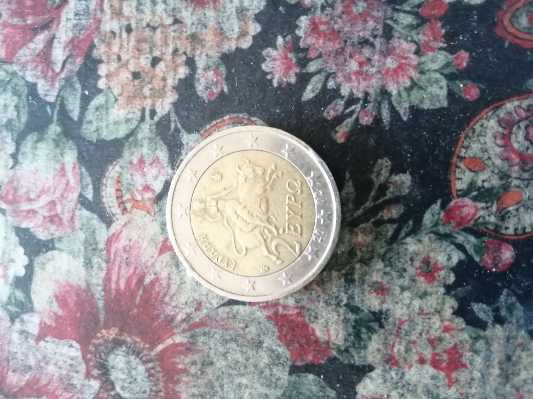 Moeda grega 2000, rara, de 2 euros