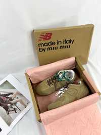 Кросівки NEW BALANCE X MIU MIU бежеві розмір 38