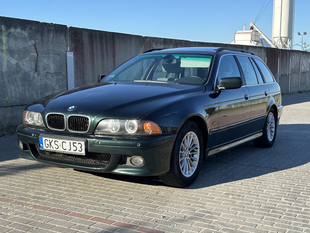 BMW E39 525D 163km CR, 2002r. dobry stan, bogata opcja