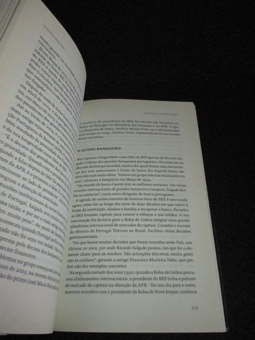 Livro O Último Banqueiro Ascensão e Queda de Ricardo Salgado