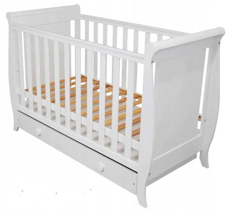 Łóżeczko białe 160x80cm