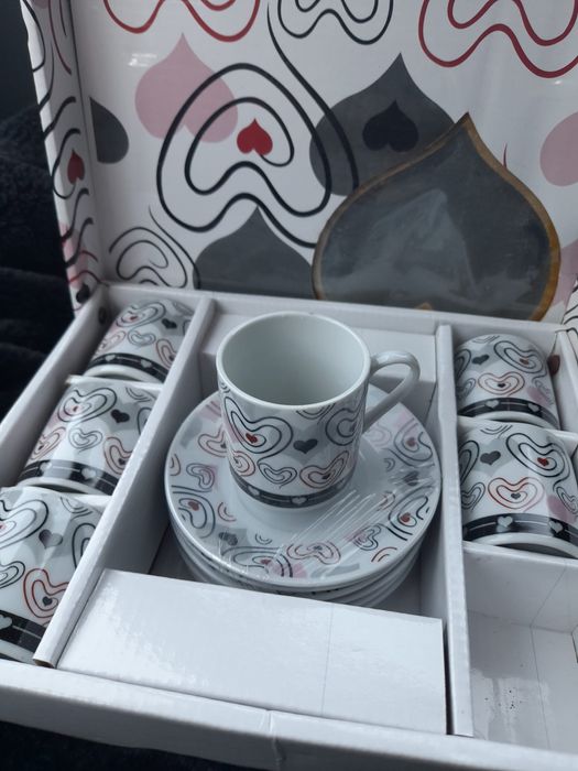 Claud'arte conjunto de chá em Porcelana 6 peças