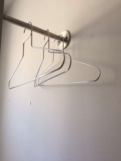 Cabides duplos em inox