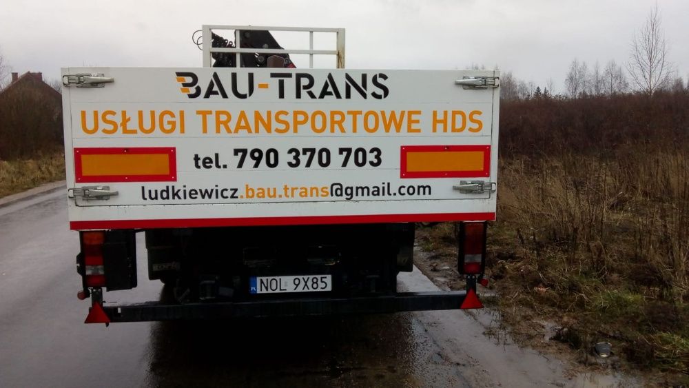 Usługi HDS /Transport  kruszyw piasku\platforma/koparko-ladowarka